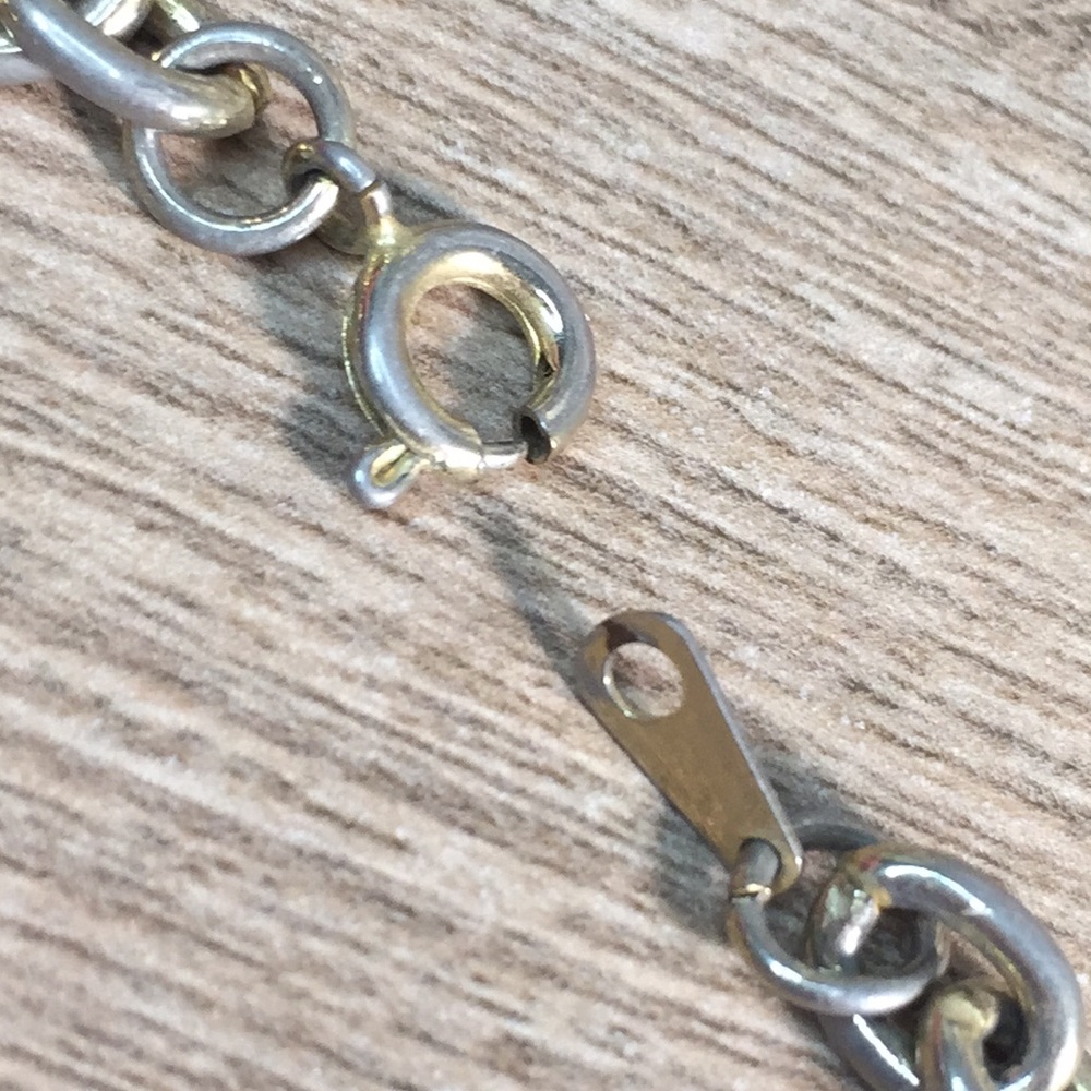 Vintage Charm Bracelet With Horse Key Heart Beetle And Letters - Picture 8 of 10